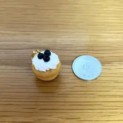 樹脂粘土パン　第三弾　ブルーベリーカップケーキ