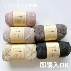 pierrot ソフトメリノ中細 313N 75 76 78 85 86（5点）