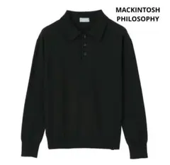 【133A】MACKINTOSH PHILOSOPHY　長袖　ニット ポロシャツ
