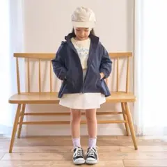 【リセマイン新品未使用】収納袋付きバックフリルAラインマウンテンパーカー