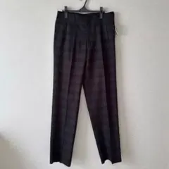 TWO THREE チェック柄 スラックス 大きめのサムネイル