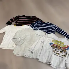 キッズ　長袖カットソー 5点セット