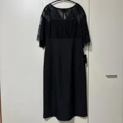 新品未使用品　CARETTE 黒のレースドレス　 東京ソワール11号