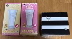 リラックマ 記念グラス2種セット➕お椀（ボウル）2セット、計4点まとめ売り