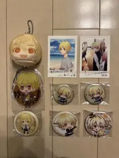 ツキウタ。 師走駆 缶バッジ キーホルダー ぱしゃこれ まとめ売り9点セット