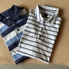 GAP ポロシャツ ボーダー 2枚セットのサムネイル