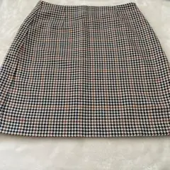 GU ハウンドトゥース柄 タイトスカート M