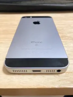 【美品】128GB iPhone SE スペースグレー 77%