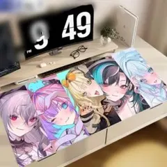 新品未使用】ホロライブ 百鬼あやめ 大神ミオ 白上フブキ デスクマット