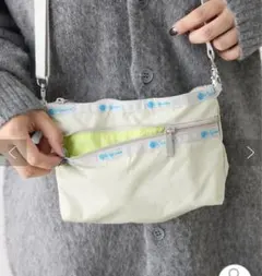 新品 ひとりっぷ LeSportsac ポーチ ヒスイ レスポートサック 翡翠