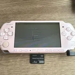 SONY PSP-3000 ピンク 4GBメモリーカード付き