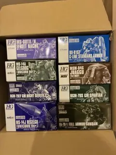 HGプレバンガンプラ 8種セットのサムネイル
