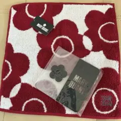 MARY QUANT 花柄タオル &コースター　未使用保管品