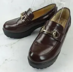 MAJESTIC LEGON ヒールローファー Lサイズ ブラウンのサムネイル