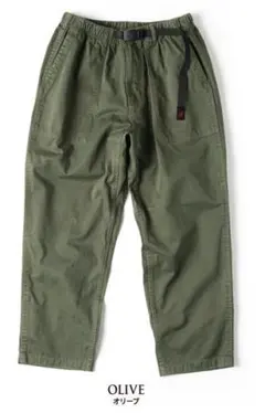 GRAMICCI ルーズテーパードパンツ オリーブLOOSE TAPERED