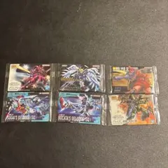 ガンダムパッケージアートカード6枚セット