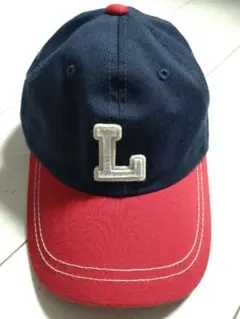 Lee　ネイビーレッドのLワッペンキャップ