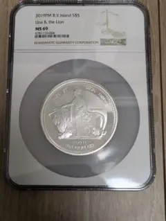 最高鑑定】2020年 ウナ ライオン モナリザ 銀貨 ウナとライオン 1 