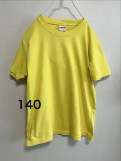 140cm/UnitedAthle子供用 黄色 Tシャツのサムネイル