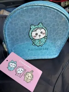 ちいかわ ドンキコラボ ちいかわ シェル型メッシュポーチ ハチワレ