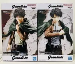 未開封 進撃の巨人 Grandista リヴァイ エレン フィギュア