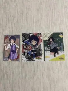 僕のヒーローアカデミア クリアカードコレクションガム2 耳郎響香　他2点