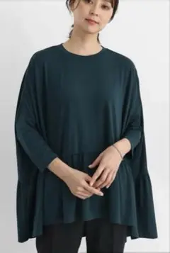 CLOVE クローブ　新品　未使用ティアードプルオーバー グリーン　ヤマダヤ