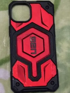 UAG iPhone15プラス用ハードケース レッド・ブラック