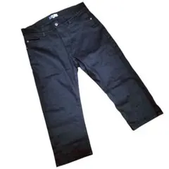 GU SPU (L) ショートパンツ ハーフパンツ ストレート ブラック