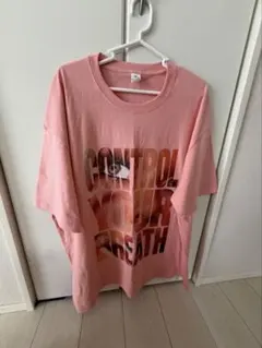 SHEIN 英字プリントビックTシャツ ピンク 4XLのサムネイル