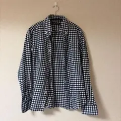 SHIPS チェック柄 長袖シャツ S