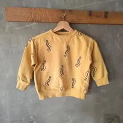 ZARA　ザラ　イエロークエスチョンマークトレーナー 　116cm