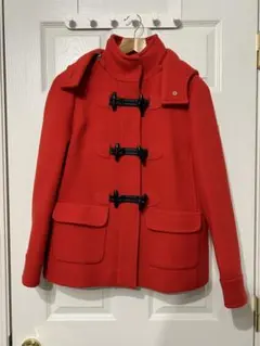 お値下げ　ケイトスペード　ダッフルコート　サイズ4 レッド　レディース