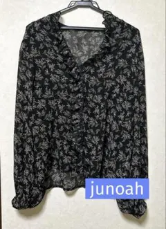 junoah フラワーフリルブラウスのサムネイル