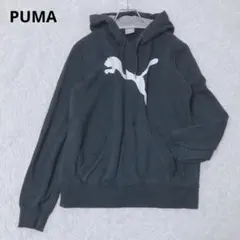 プーマ　パーカー　スウェット　長袖　ロゴプリント　フーディ　スポーツ　Sサイズ
