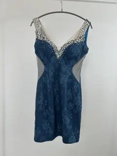 ROBE de FLEURS Glossy ドレス M レース キャバドレス