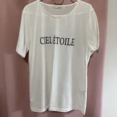 SHOO LA RUE ロゴプリント 半袖Tシャツ ホワイト