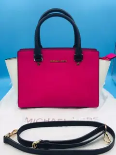 マイケルコース 2way ショルダーバッグ バイカラー 正規品 セール