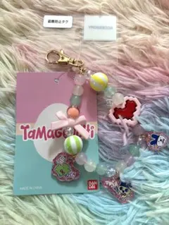 新品♡たまごっち ビーズストラップ チャーム♡まめっち みみっち くちぱっちのサムネイル