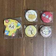 ちいかわ　うさぎ　缶バッジ　5点セット