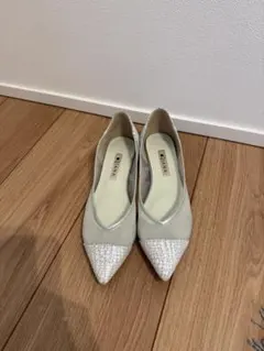 ダイアナ　ポインテッドトゥパンプス　ミントグリーン　オーロラパンプス　23センチ