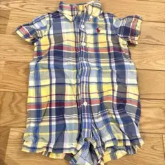 Ralph Lauren チェック柄ロンパース 3M 60