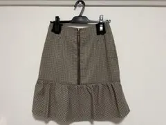 QUEENS COURT 裾フリルスカート