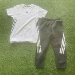 adidas アディダス 上下セット XL サッカー トレーニングウェア