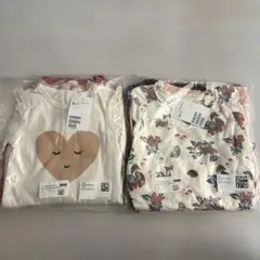 新品 H&M コットンボディスーツ 6枚セット 100cm