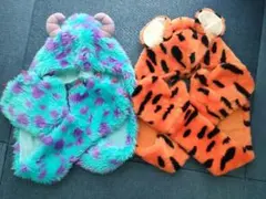 ディズニーリゾート　サリー　ティガー　マフラーキャップ　ファンキャップ