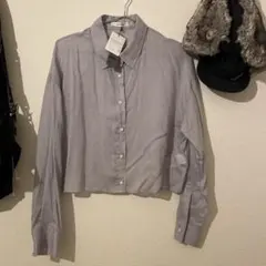 【新品・紙袋あり】JEANASIS クロップドシャツ 長袖