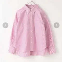 【完売商品】LOWRYS FARM イージーケアシャツ 970108 ピンク