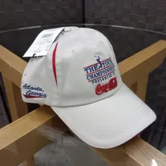 PGA TOUR PGAツアー ゴルフ キャップ ベージュ×レッド サイズF