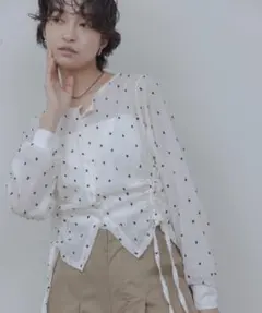新品　今季　Eimee Law カーディガン ドロストシアーカーデ レディースのサムネイル